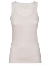 Majestic Scoop-neck Sleeveless Top In Petale