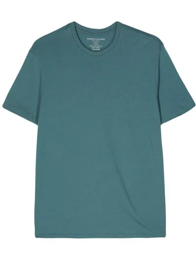 Majestic Deluxe Organic-cotton T-shirt In 蓝色