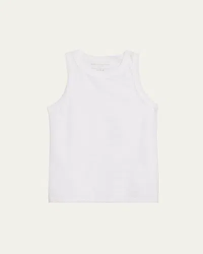 Majestic Deluxe Organic Cotton Tank Top In White