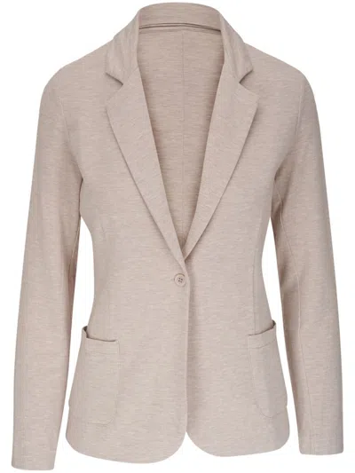 Majestic Diane Tailored Stretch Jacket In Neutrals