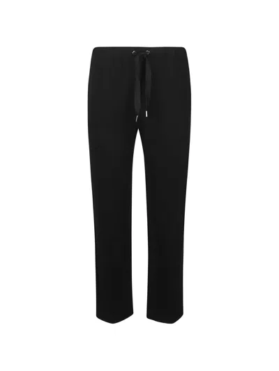 Majestic Drawstring-fastening Trousers In Black