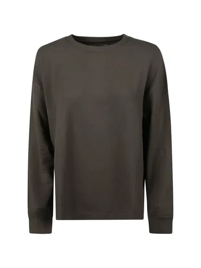 Majestic Drop-shoulder Sweatshirt In Green