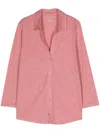 Majestic Linen-blend Jersey Cardigan