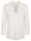 Majestic Lapel Long-sleeved Shirt In Beige