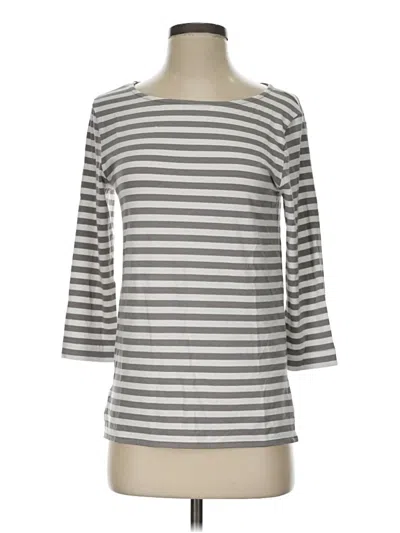 Pre-owned Majestic Filatures 3/4 Sleeve T-shirt In Gray