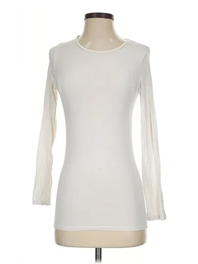 Pre-owned Majestic Filatures 3/4 Sleeve T-shirt In Ivory