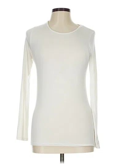 Pre-owned Majestic Filatures 3/4 Sleeve T-shirt In White