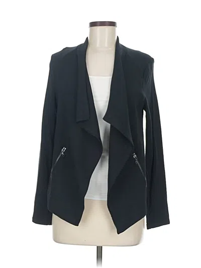 Pre-owned Majestic Filatures Blazer Jacket In Black