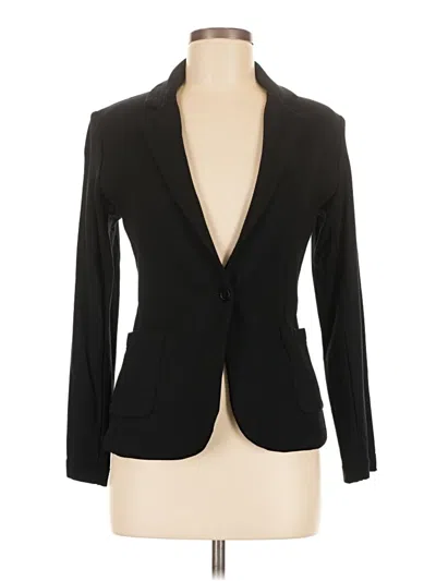 Pre-owned Majestic Filatures Blazer Jacket In Black