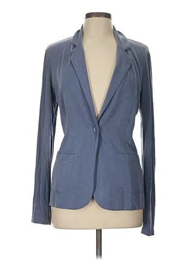 Pre-owned Majestic Filatures Blazer Jacket In Blue