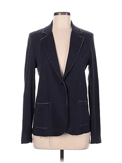 Pre-owned Majestic Filatures Blazer Jacket In Blue