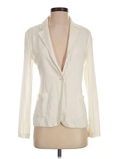 Pre-owned Majestic Filatures Blazer Jacket In Ivory