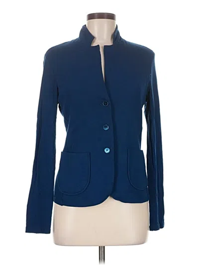 Pre-owned Majestic Filatures Cardigan Sweater In Blue