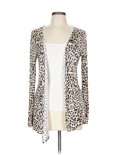 Pre-owned Majestic Filatures Cardigan Sweater In Brown