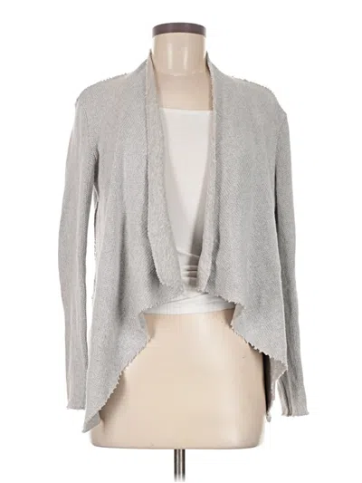 Pre-owned Majestic Filatures Cardigan Sweater In Gray