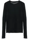 MAJESTIC MAJESTIC FILATURES CASHMERE BLEND CREWNECK SWEATER