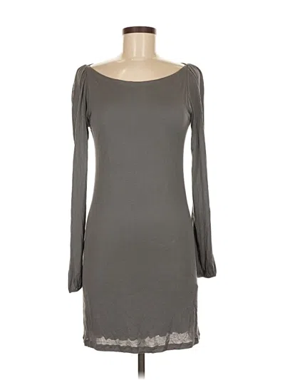 Pre-owned Majestic Filatures Casual Dress In Gray