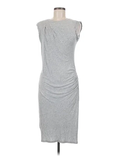 Pre-owned Majestic Filatures Casual Dress In Gray