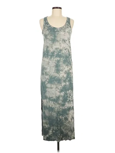 Pre-owned Majestic Filatures Casual Dress In Teal