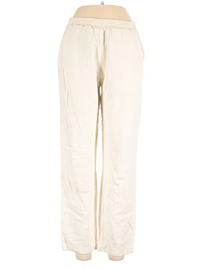 Pre-owned Majestic Filatures Casual Pants In White