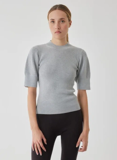 Majestic Filatures Compact Merino Mini Rib Short Sleeve Crewneck