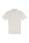 Majestic Filatures Cotton And Lyocell Polo Shirt In White