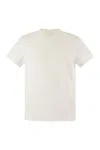 Majestic Lyocell And Cotton T-shirt In White