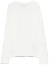 Majestic Jersey T-shirt In Beige