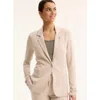 Majestic Filatures French Terry Looped One-button Blazer