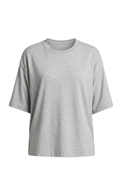 Majestic Filatures French Terry Top In Gray