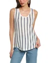 Majestic Filatures Linen-blend Tank In Blue