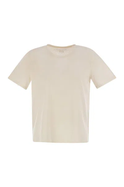 Majestic Filatures Linen Crew-neck T-shirt