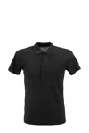 MAJESTIC MAJESTIC FILATURES LINEN POLO SHIRT WITH SHORT SLEEVES