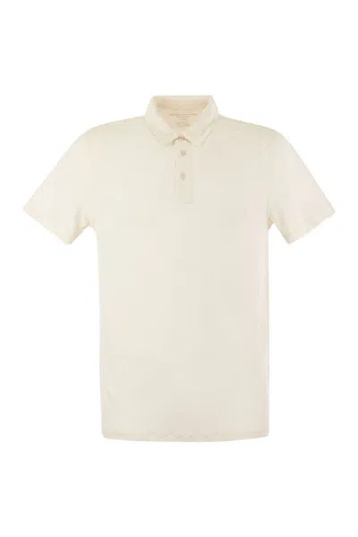 Majestic Filatures Short-sleeved T-shirt In Lyocell And Cotton In White