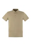 Majestic Filatures Short-sleeved T-shirt In Lyocell And Cotton In Beige