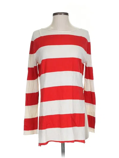 Pre-owned Majestic Filatures Long Sleeve T-shirt In Red