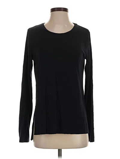 Pre-owned Majestic Filatures Long Sleeve T-shirt In Black