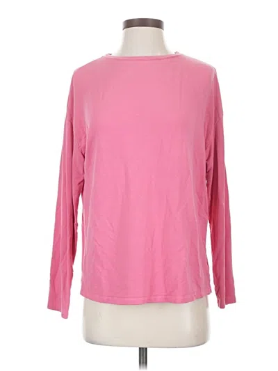 Pre-owned Majestic Filatures Long Sleeve T-shirt In Pink