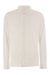 Majestic Long-sleeved Lyocell And Cotton Shirt