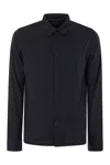 MAJESTIC MAJESTIC FILATURES LONG-SLEEVED SHIRT IN LYOCELL AND COTTON