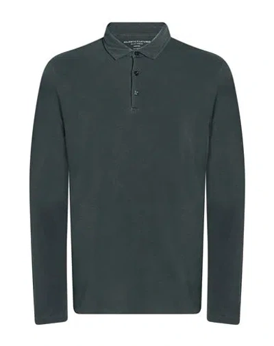 Majestic Filatures Man Polo Shirt Grey Size M Cotton, Elastane In Gray
