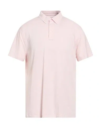 Majestic Filatures Man Polo Shirt Light Pink Size Xl Lyocell, Organic Cotton