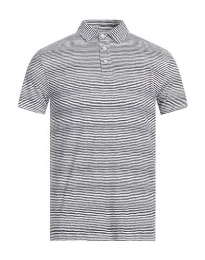 Majestic Filatures Man Polo Shirt Navy Size Xl Cotton, Elastane In Navy