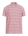 Majestic Filatures Man Polo Shirt Red Size M Cotton, Elastane In Red