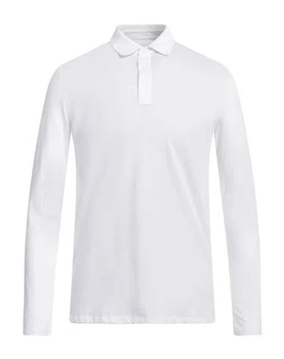 Majestic Filatures Man Polo Shirt White Size M Cotton