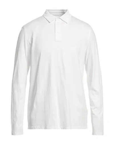 Majestic Filatures Man Polo Shirt White Size M Cotton
