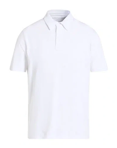 Majestic Filatures Man Polo Shirt White Size M Organic Cotton