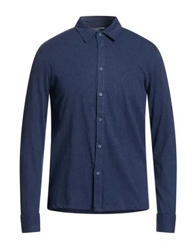 Majestic Filatures Man Shirt Navy Size M Cotton