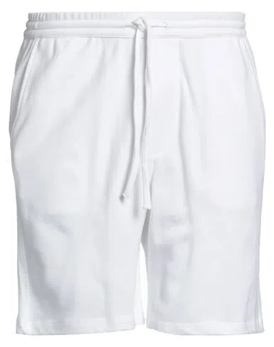 Majestic Filatures Man Shorts & Bermuda Shorts White Size M Cotton