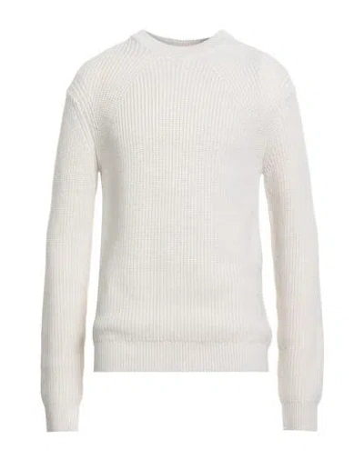 Majestic Filatures Man Sweater Beige Size M Merino Wool In White